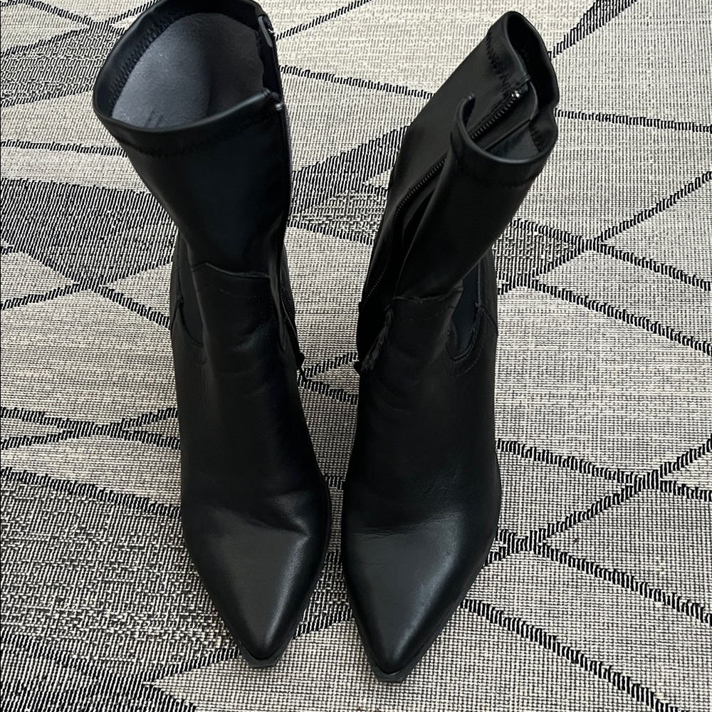 Steve Madden Black Heeled Boots
